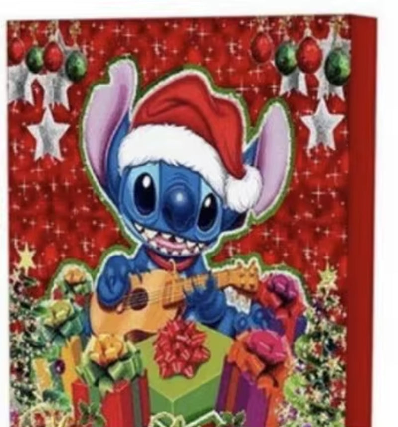 24Pcs Stitch Christmas Advent Calendar Bracelets Anime 24 Days Xmas Countdown Calendar Diy Jewelry Making Kit Girl Gift