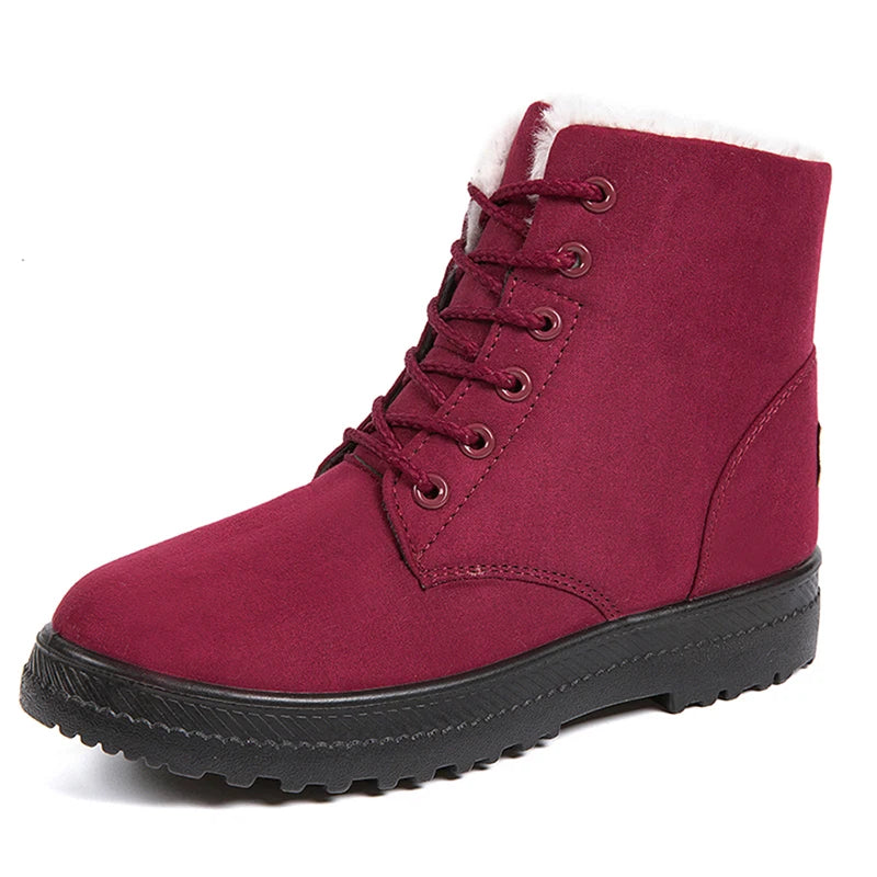 Women Boots Snow Plush Women Shoes Platform Boots for Women Fashion Keep Warm Women'S Boots Flat New Botas Mujer Winter Shoes