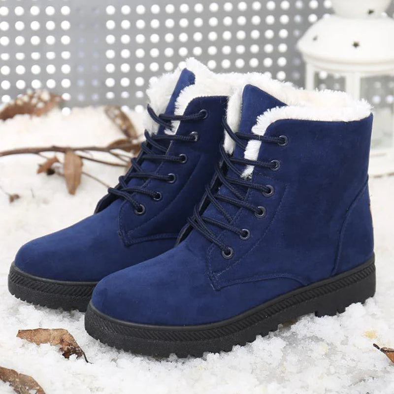 Women Boots Snow Plush Women Shoes Platform Boots for Women Fashion Keep Warm Women'S Boots Flat New Botas Mujer Winter Shoes